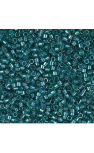 Miyuki delica Beads 11/0 - Sparkling aqua green lined teal ab DB-1769
